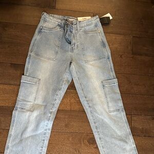 Women's Light Blue Straight Leg Jeans